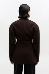 GANNI On Sale Brown Wool Jacket