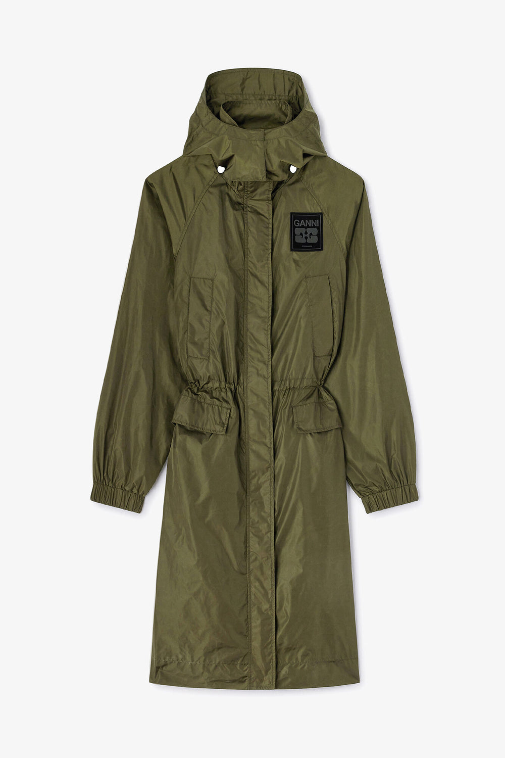 GANNI New Nylon Parka Coat
