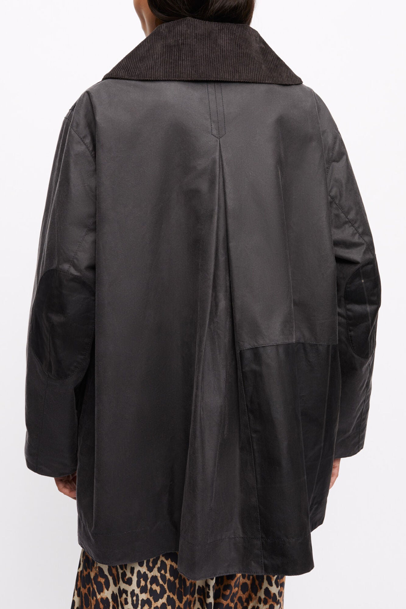 GANNI us GANNI x Barbour Waxed Duffle Coat