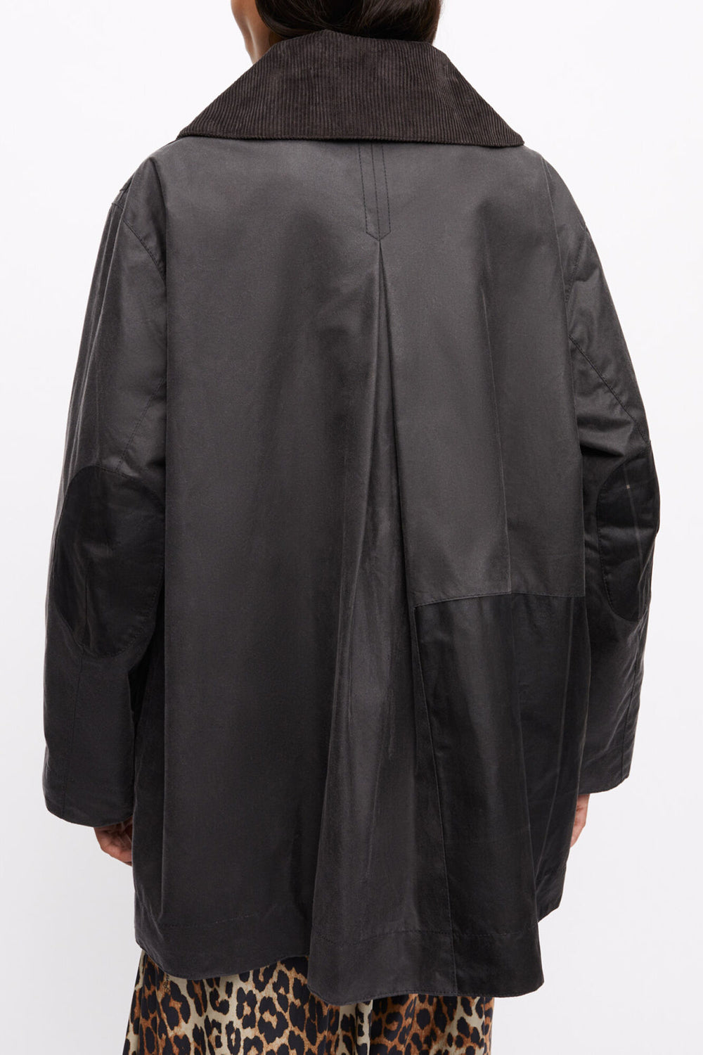 GANNI us GANNI x Barbour Waxed Duffle Coat