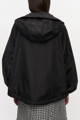 GANNI us Black Nylon Jacket
