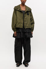GANNI Online Green Nylon Jacket
