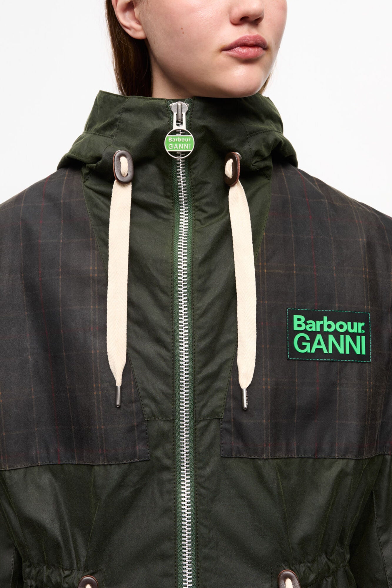 GANNI On Sale GANNI x Barbour Waxed Parka Jacket