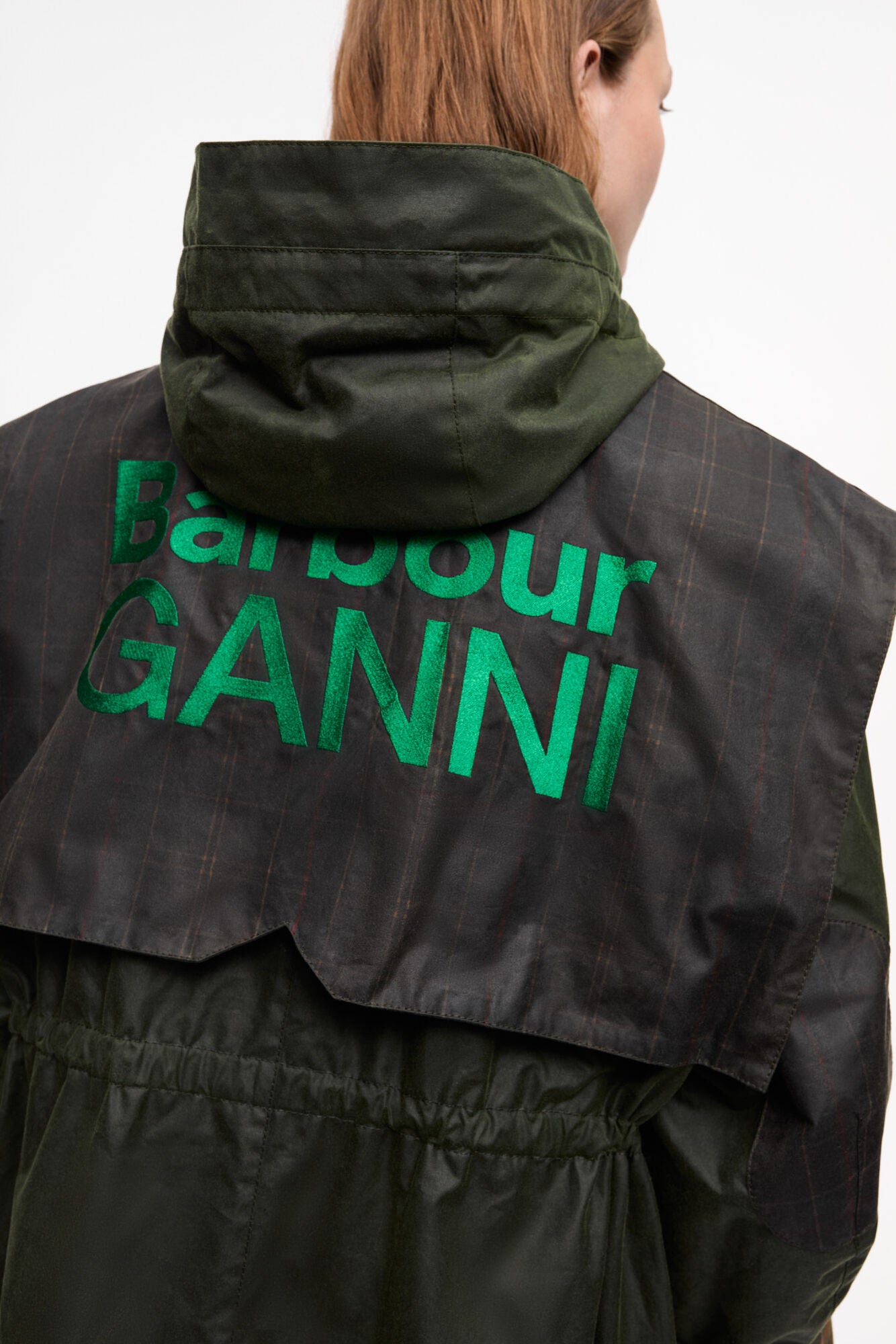 GANNI On Sale GANNI x Barbour Waxed Parka Jacket