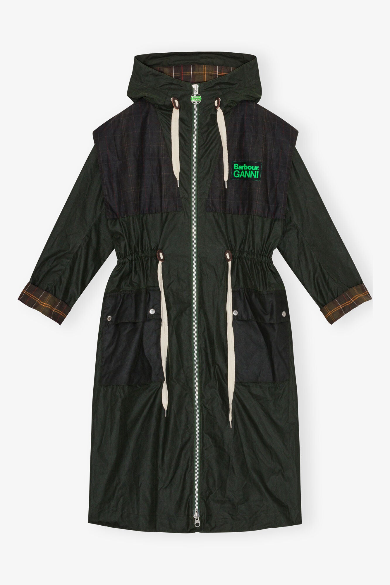 GANNI On Sale GANNI x Barbour Waxed Parka Jacket