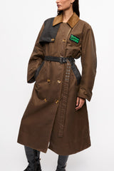 GANNI For Sale GANNI x Barbour Waxed Trench Coat