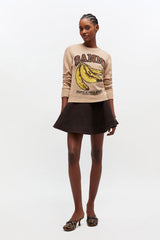GANNI Sale Graphic Wool Sweater