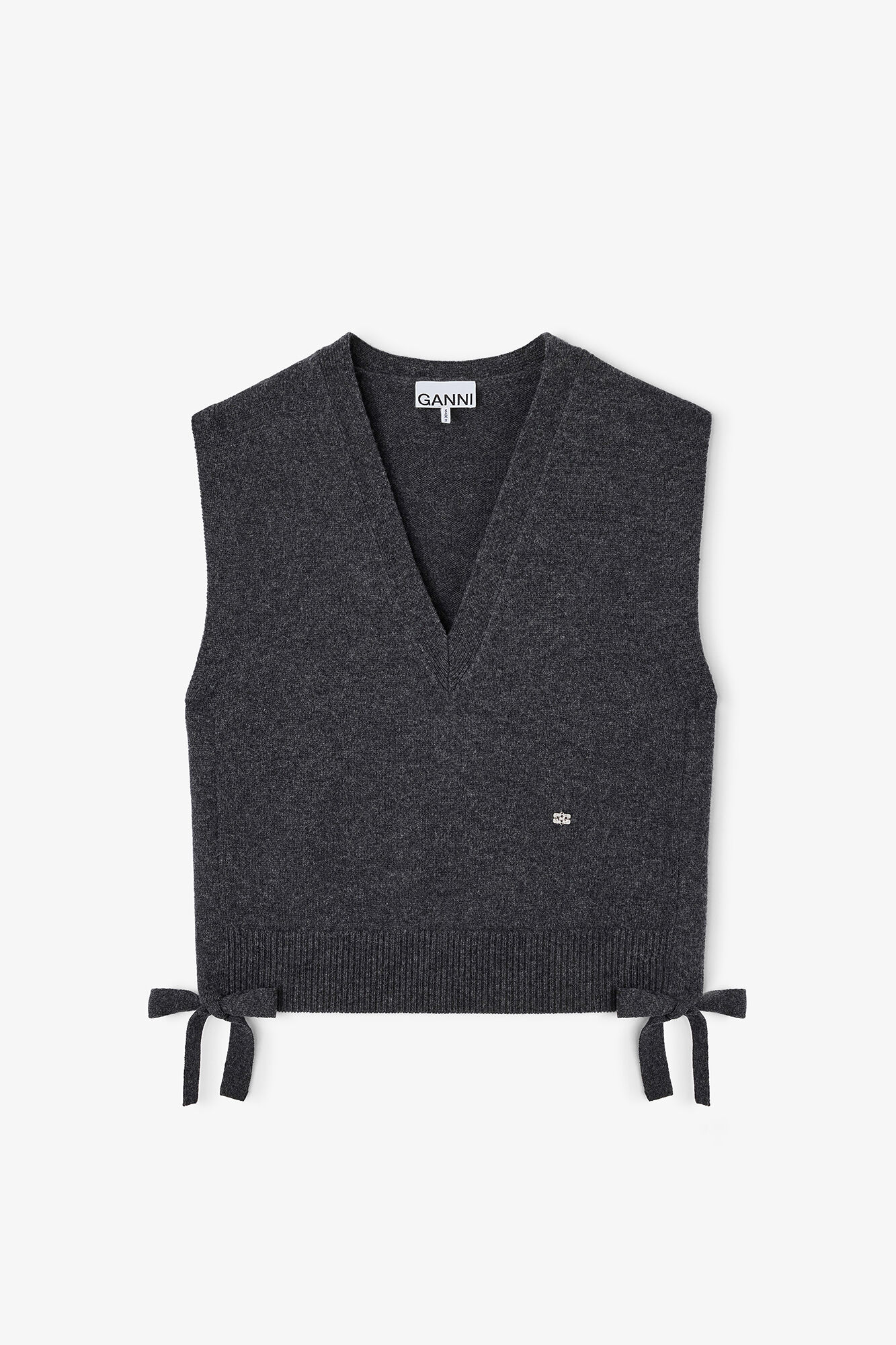 GANNI Outlet Classic Wool Vest