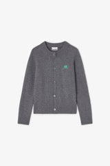 GANNI Sale Grey Wool Mix Cardigan