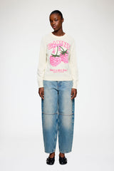 GANNI On Sale Sweater in Graphic Wool