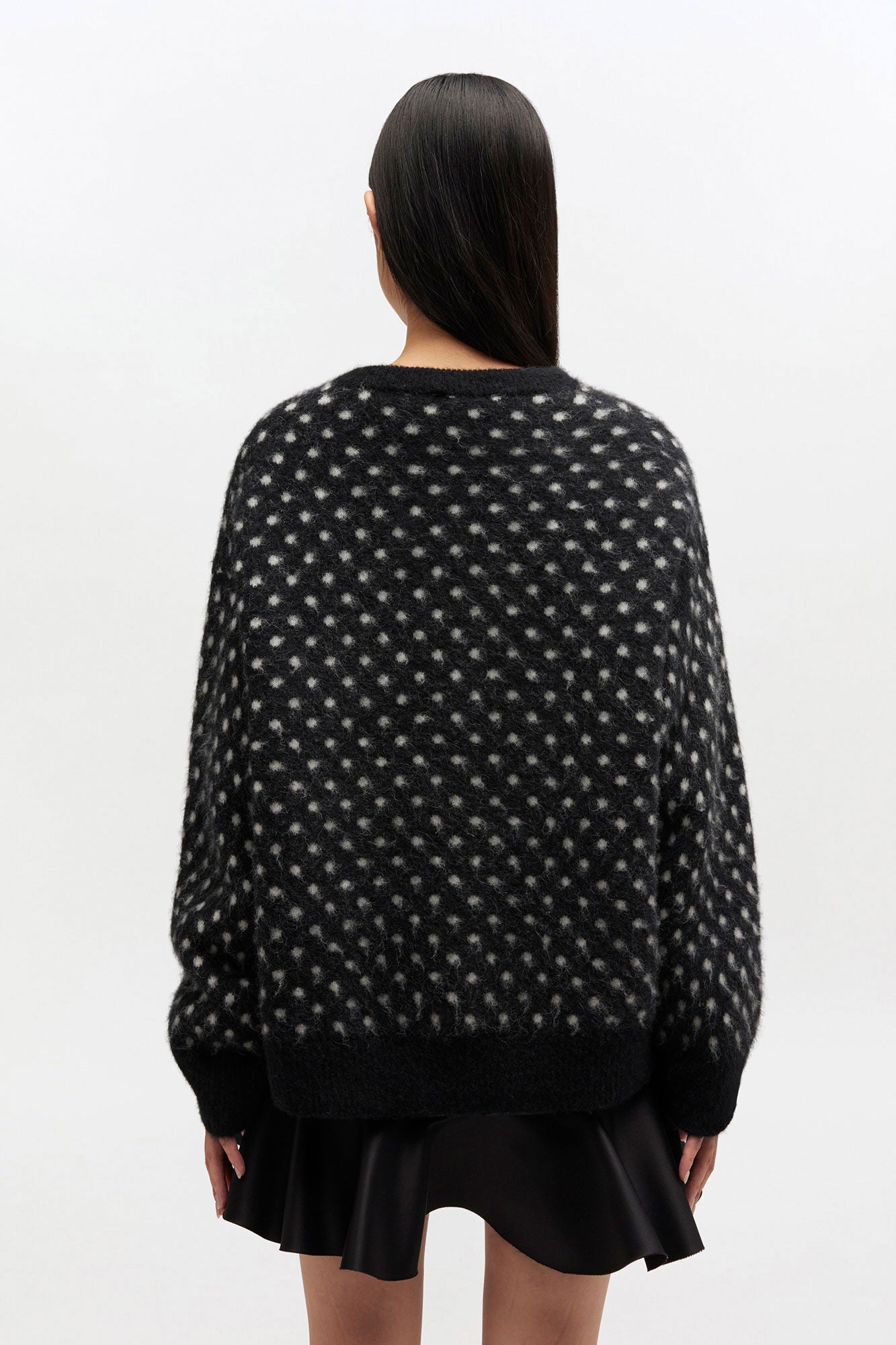 GANNI Sale Polka Brushed Sweater