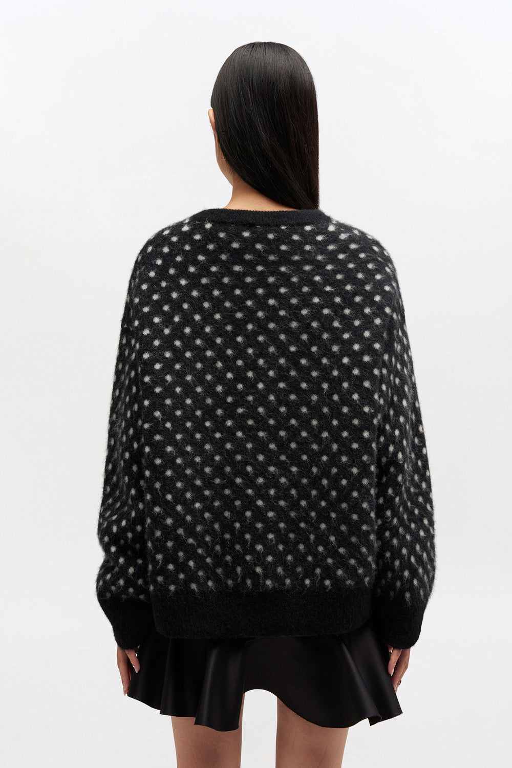 GANNI Sale Polka Brushed Sweater