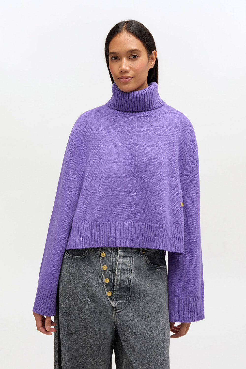 GANNI For Sale Wool Turtleneck Sweater