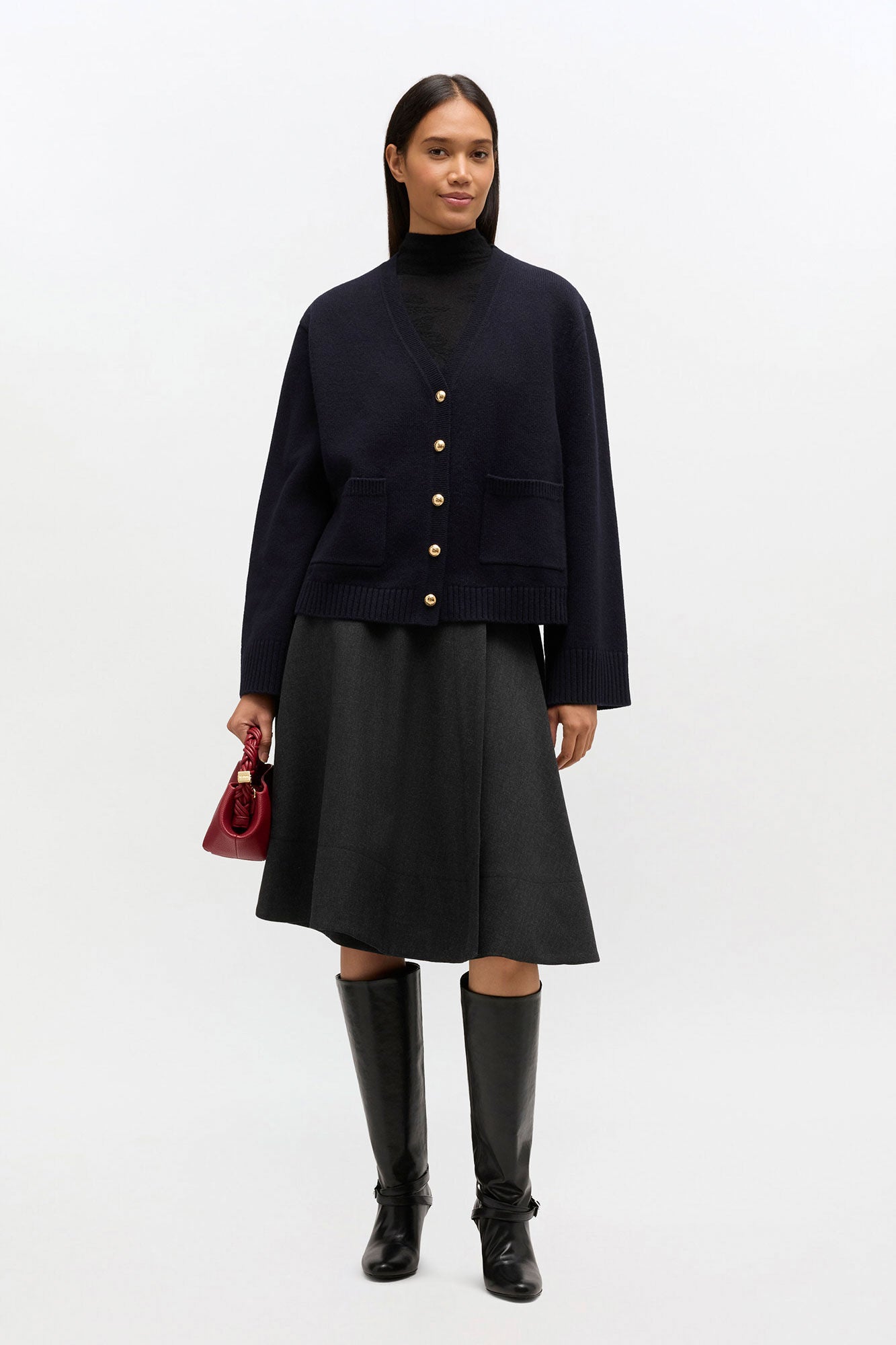 GANNI Hot Sale Classic Wool Cardigan