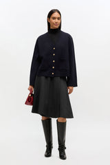 GANNI Hot Sale Classic Wool Cardigan