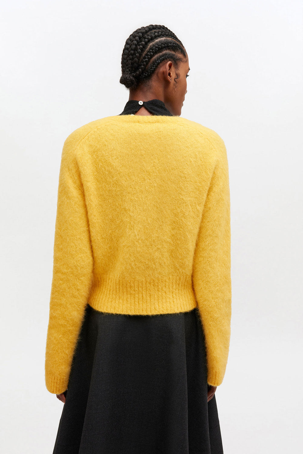 GANNI On Sale Yellow V-neck Sweater