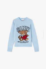 GANNI us Graphic Wool Sweater