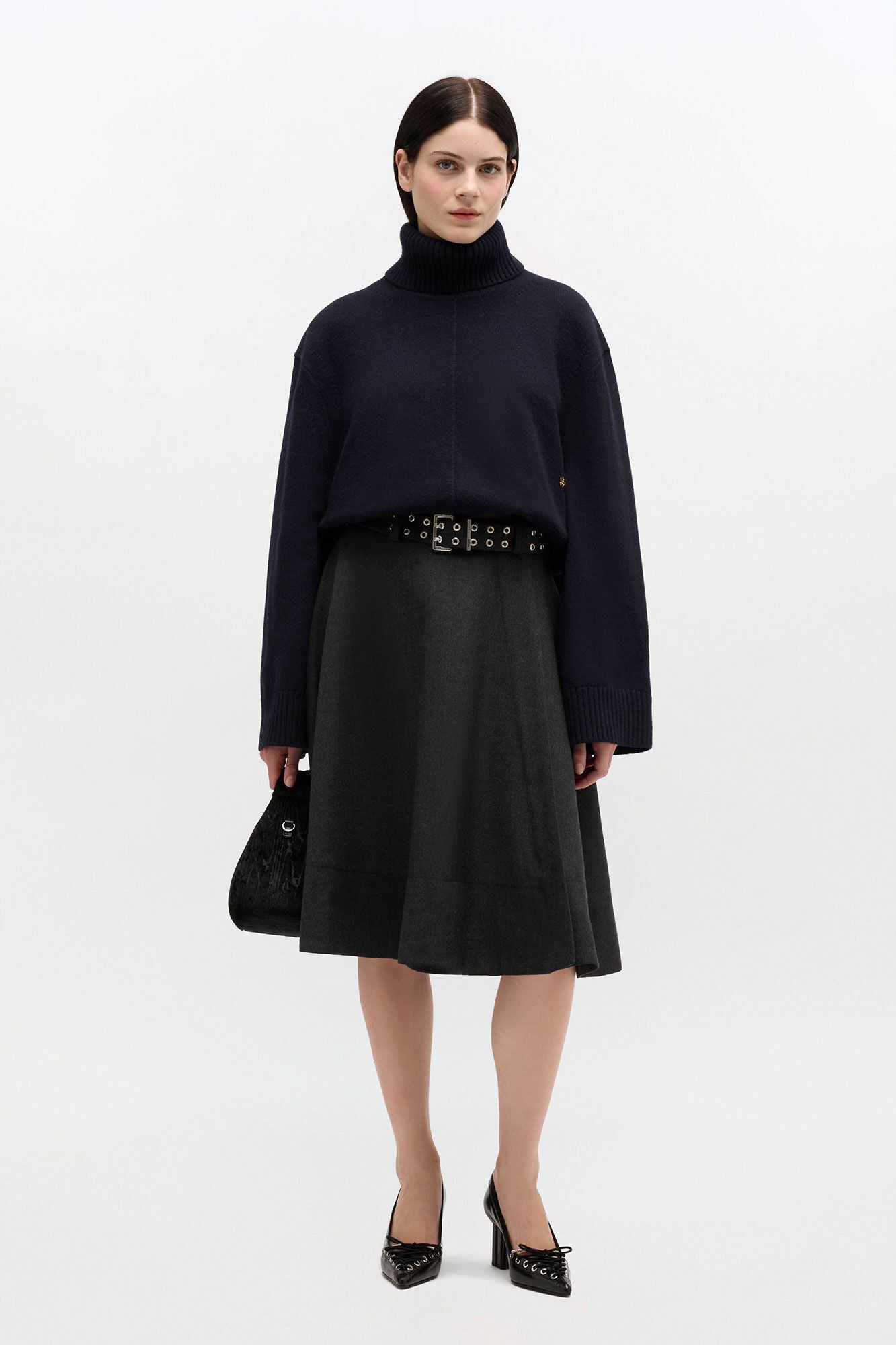 GANNI Sale Wool Turtleneck Sweater