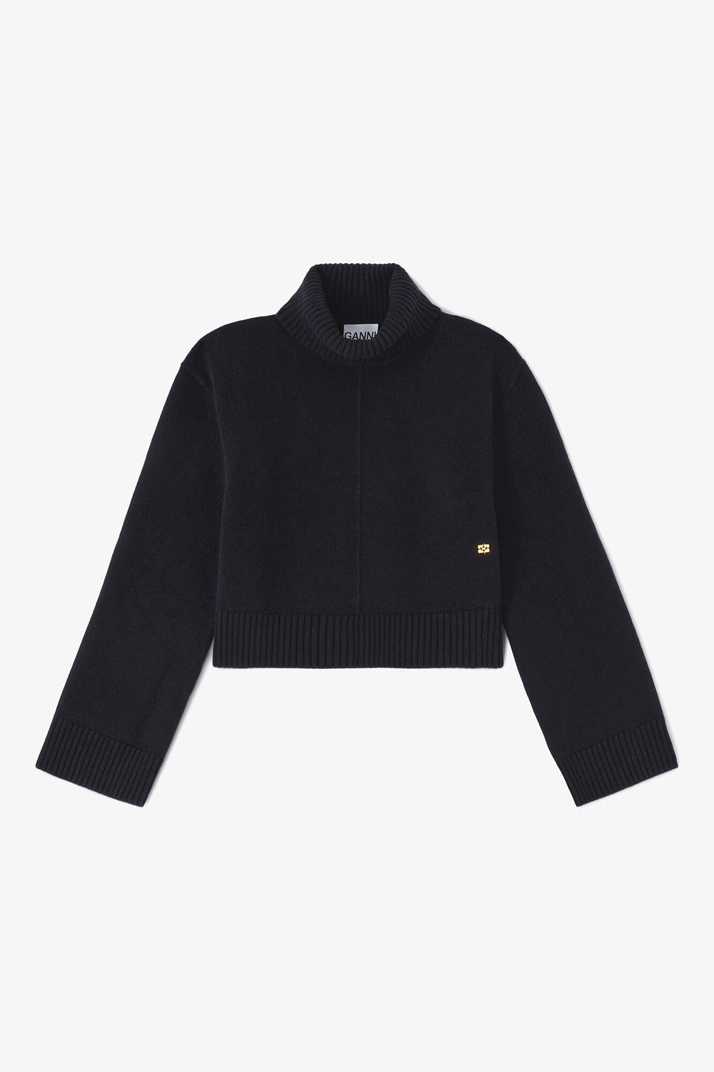 GANNI Sale Wool Turtleneck Sweater