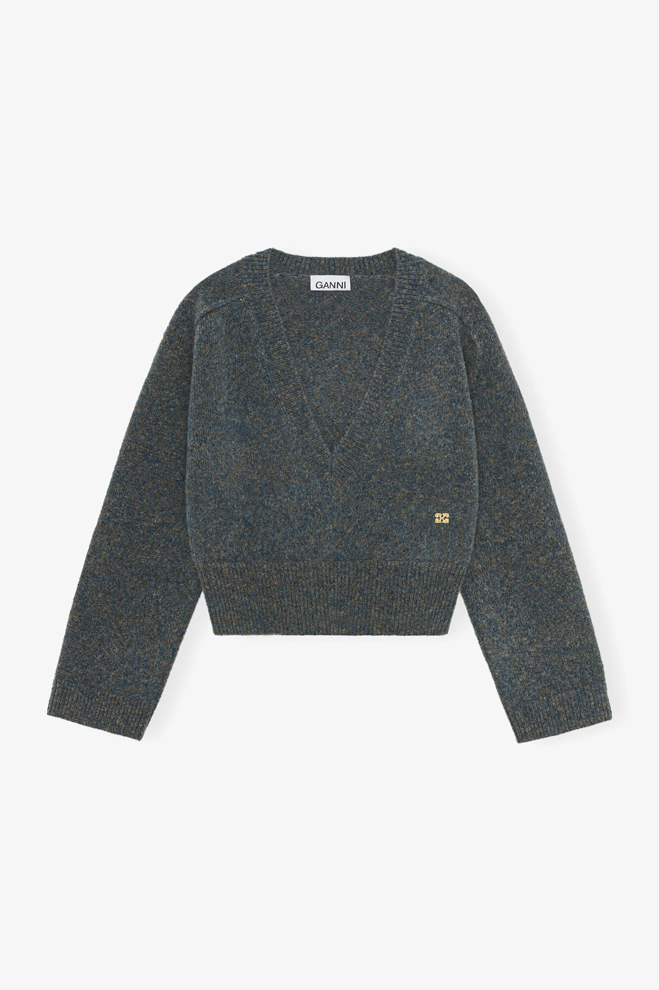 GANNI Online Sweater in Brushed Mohair