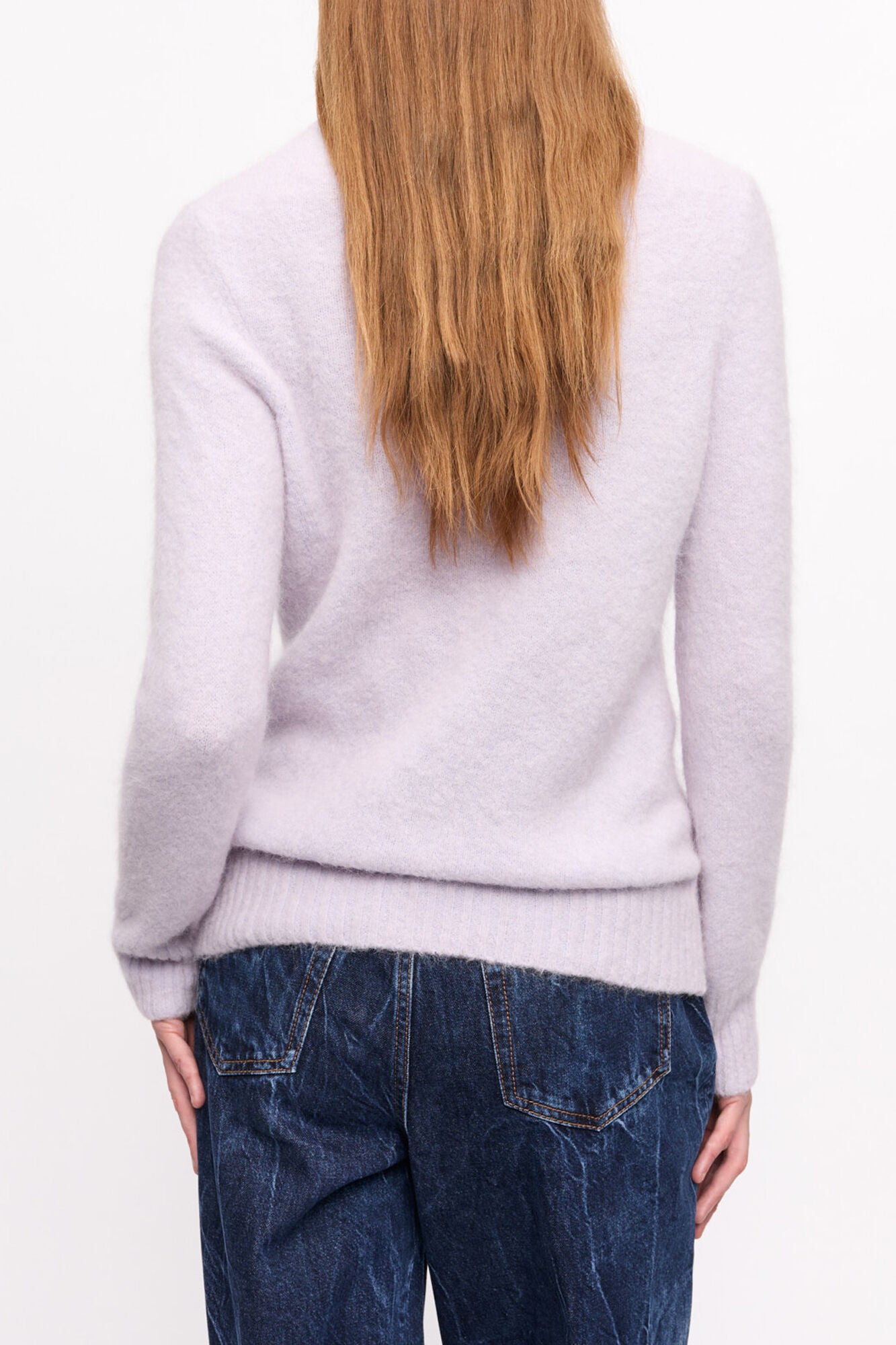 GANNI Hot Sale Lavender Sweater