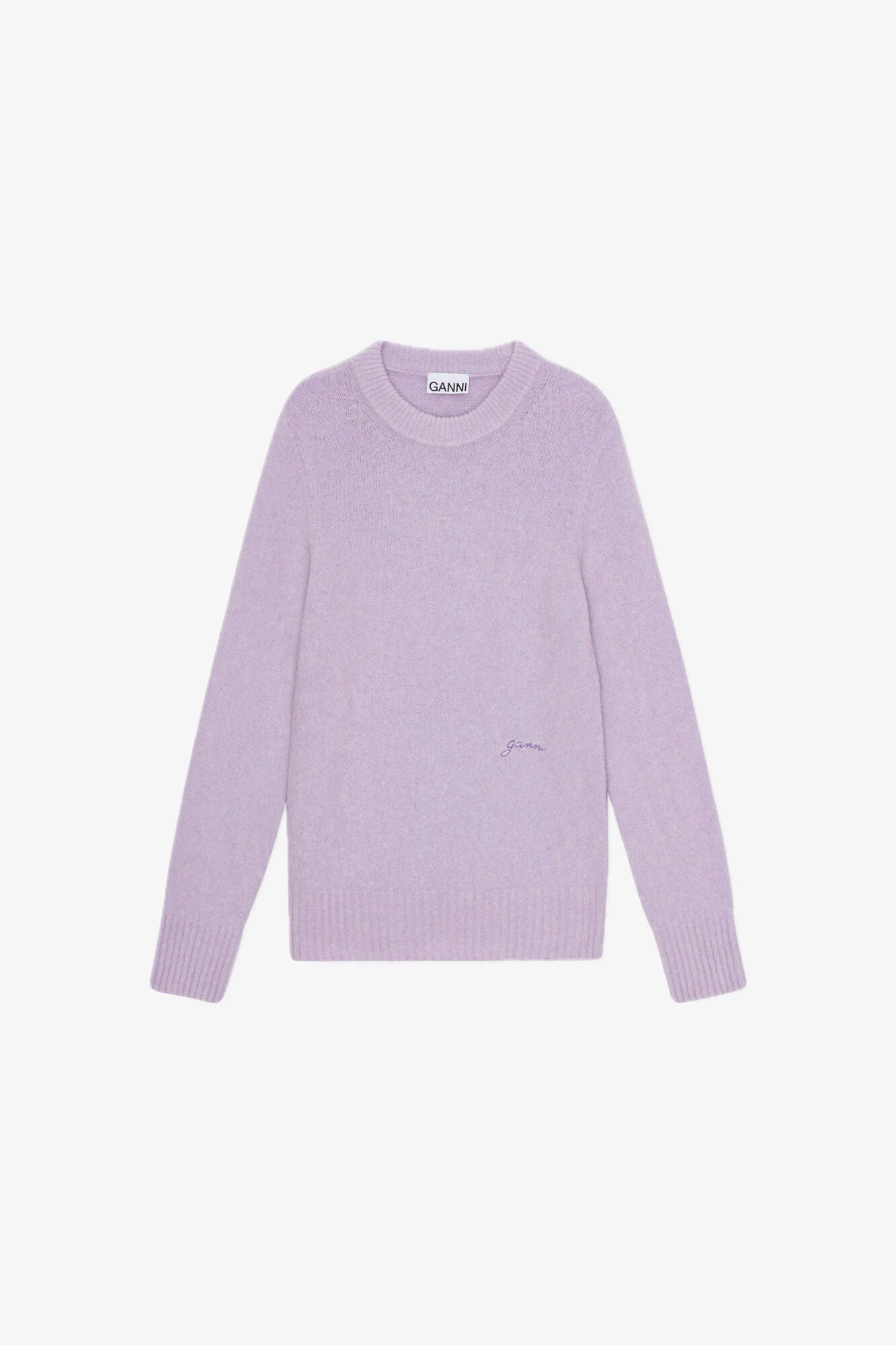 GANNI Hot Sale Lavender Sweater