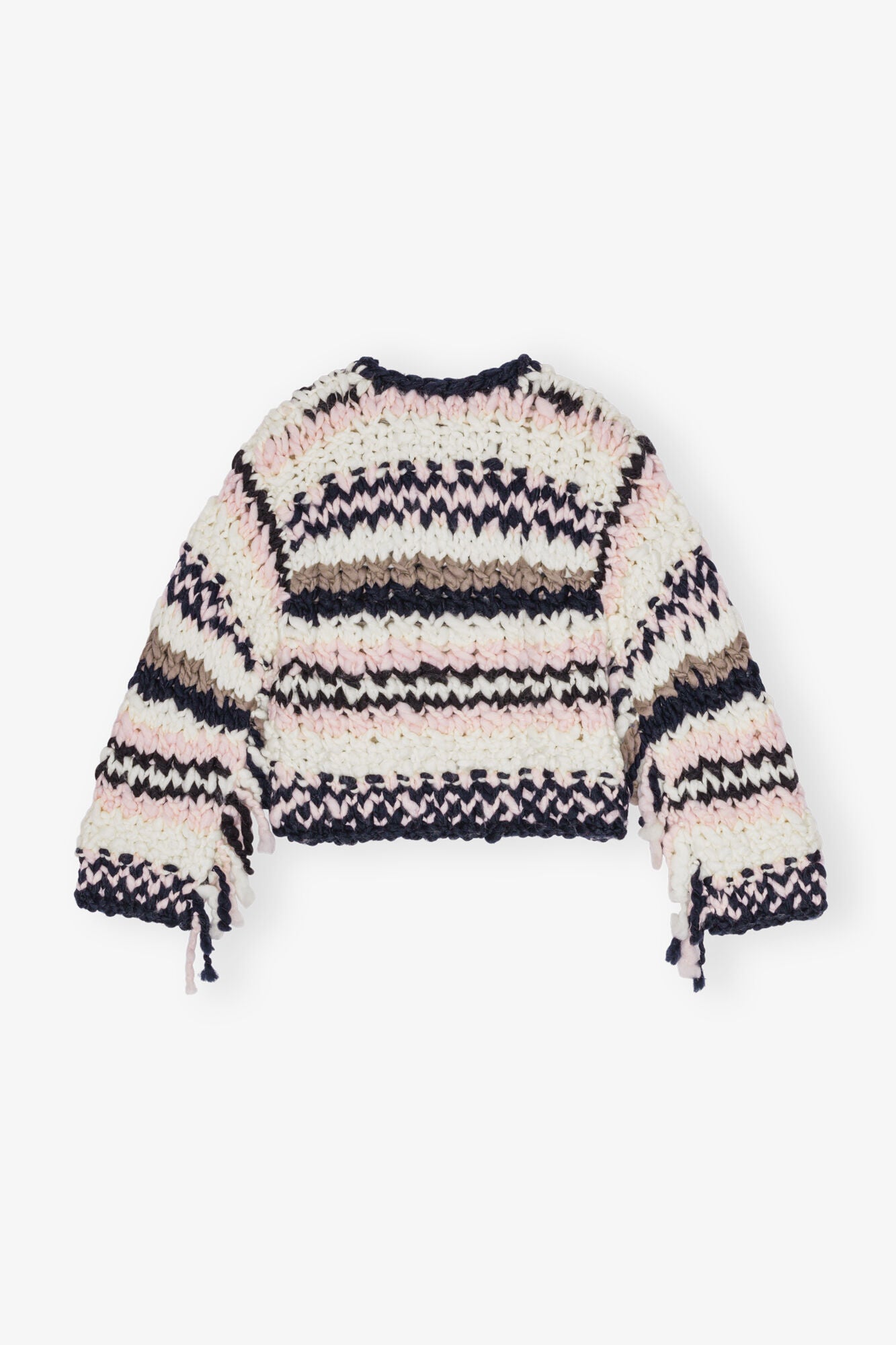 GANNI New Multicolor Hand-Knit Sweater