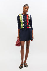 GANNI Discount Cashmere Wool Mini Skirt