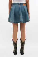 GANNI On Sale Tint Rigid Denim Skirt