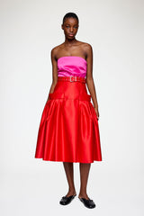 GANNI For Sale Skirt in Duchesse Satin