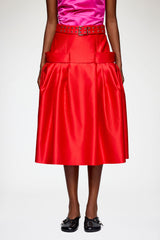 GANNI For Sale Skirt in Duchesse Satin