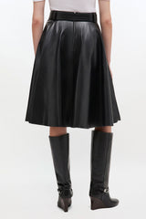 GANNI Online Recycled Leather Skirt