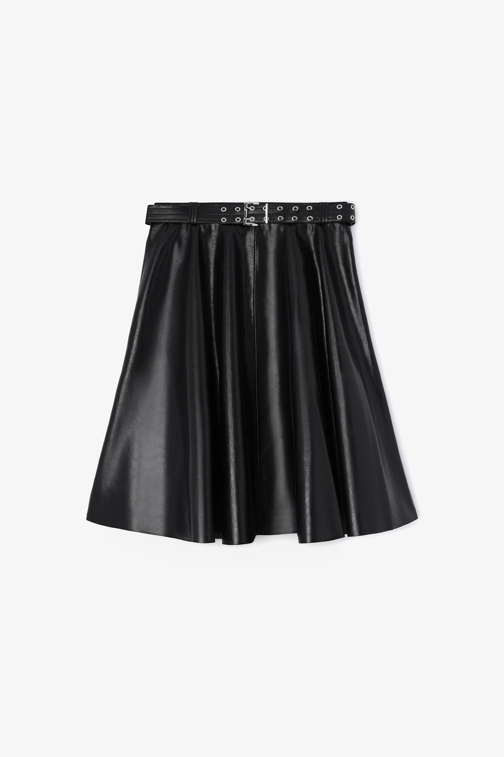 GANNI Online Recycled Leather Skirt