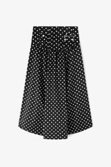 GANNI Hot Sale Polka-Dot Satin Corset Skirt