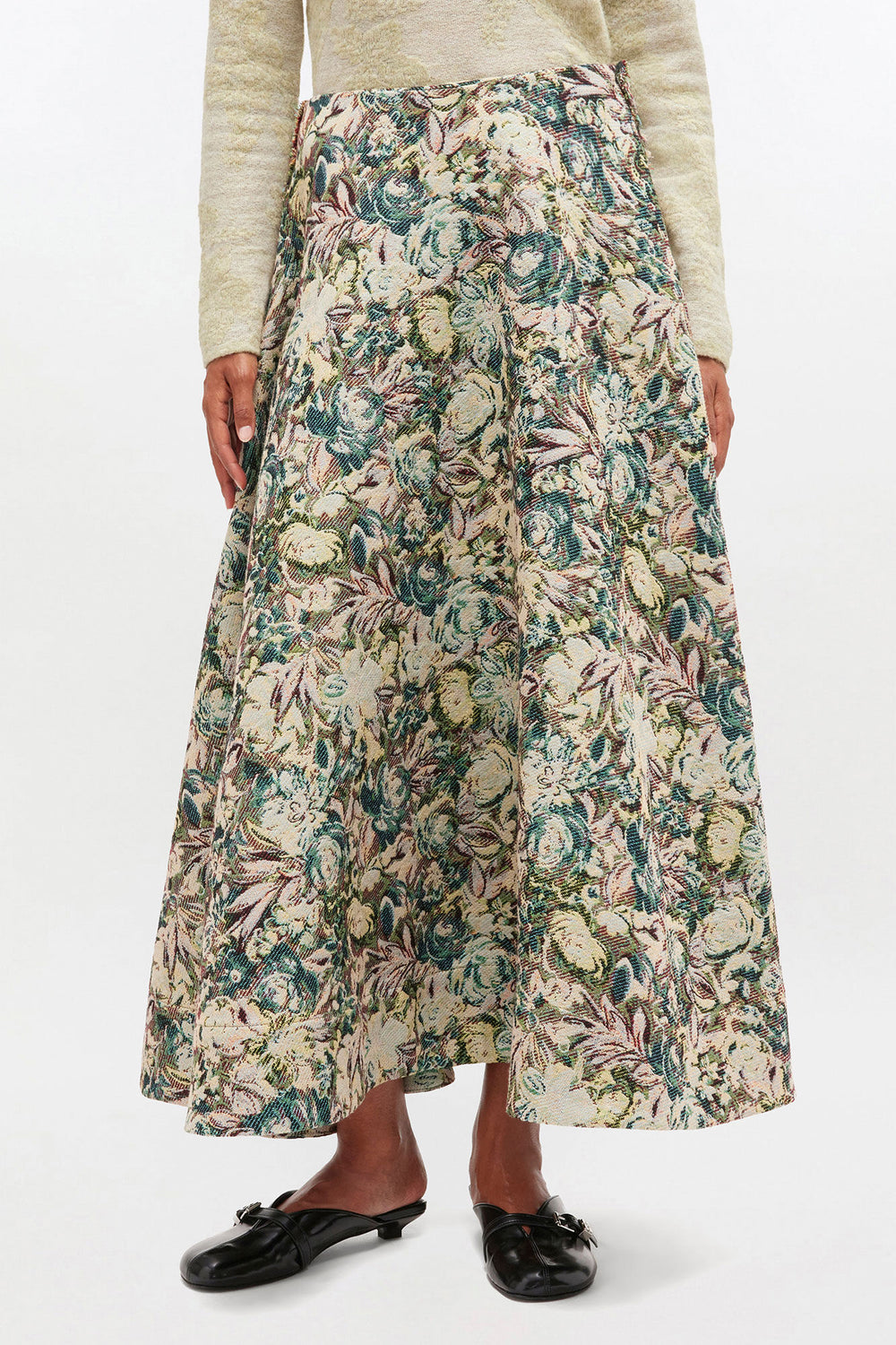 GANNI Sale Tapestry Long Circle Skirt