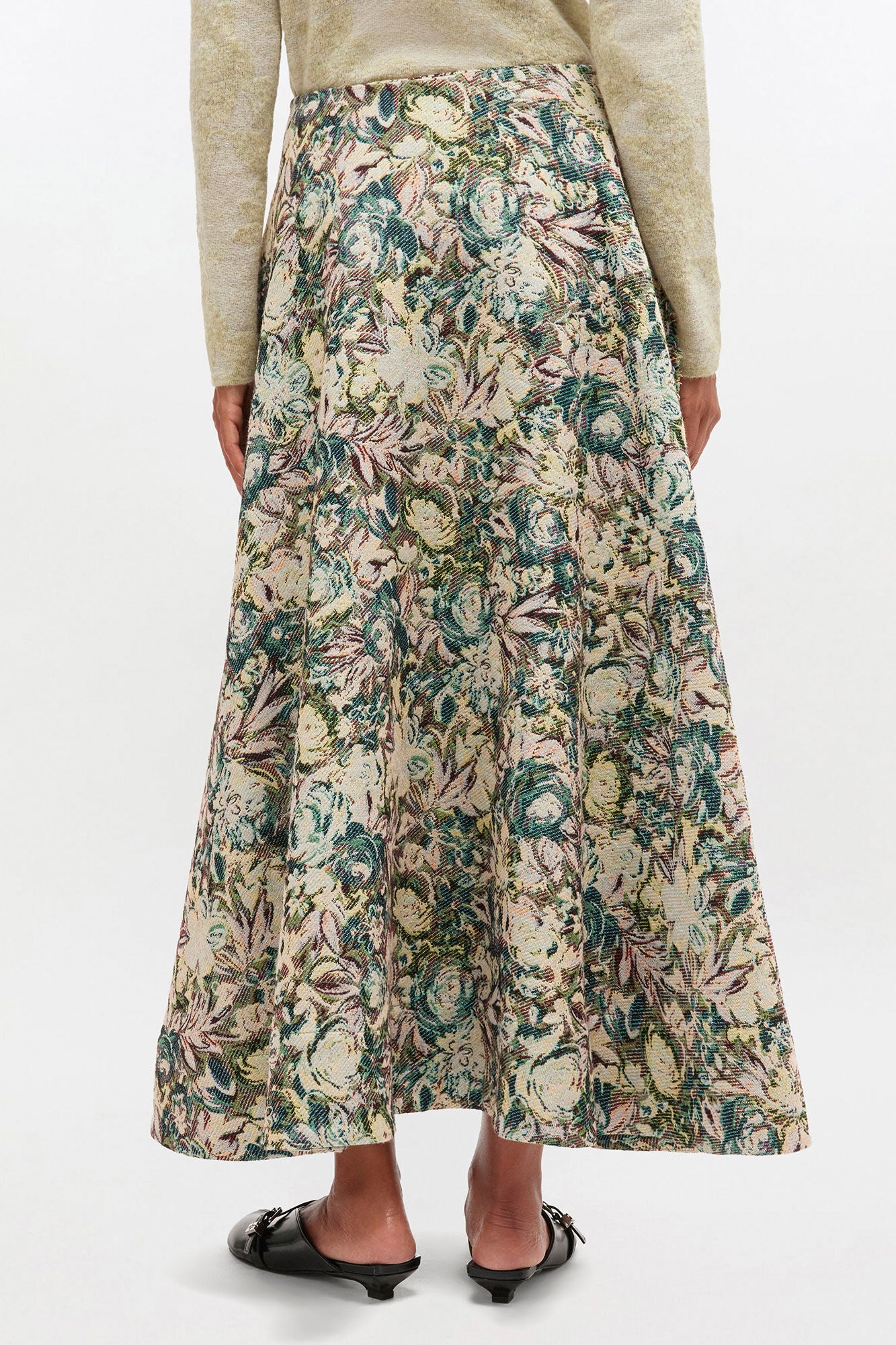 GANNI Sale Tapestry Long Circle Skirt