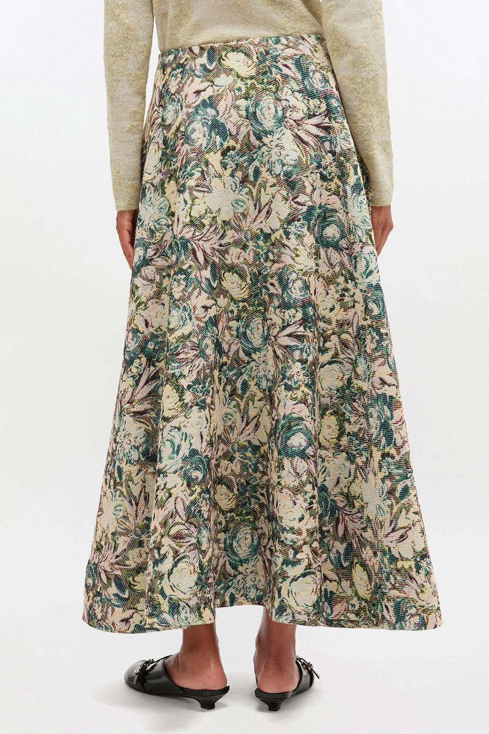 GANNI Sale Tapestry Long Circle Skirt