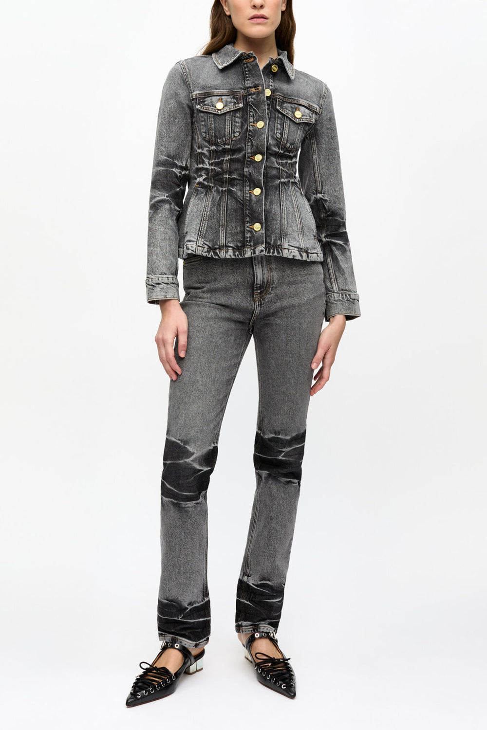 GANNI For Sale Black Washed Carri Jeans