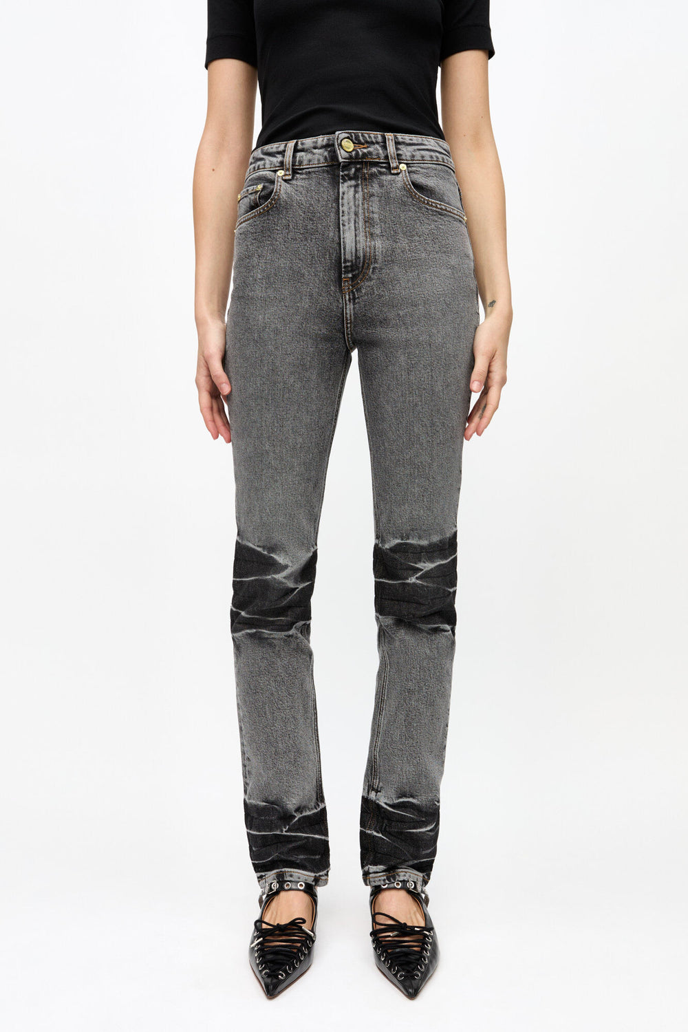 GANNI For Sale Black Washed Carri Jeans