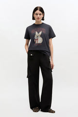 GANNI Outlet Black Twill Suiting Pants