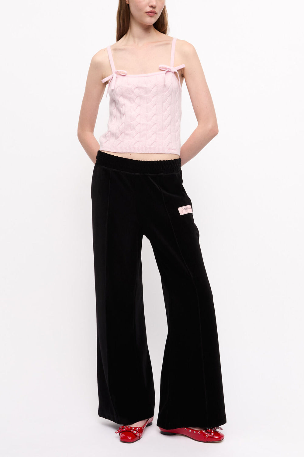 GANNI Online Heavy Velour Pants