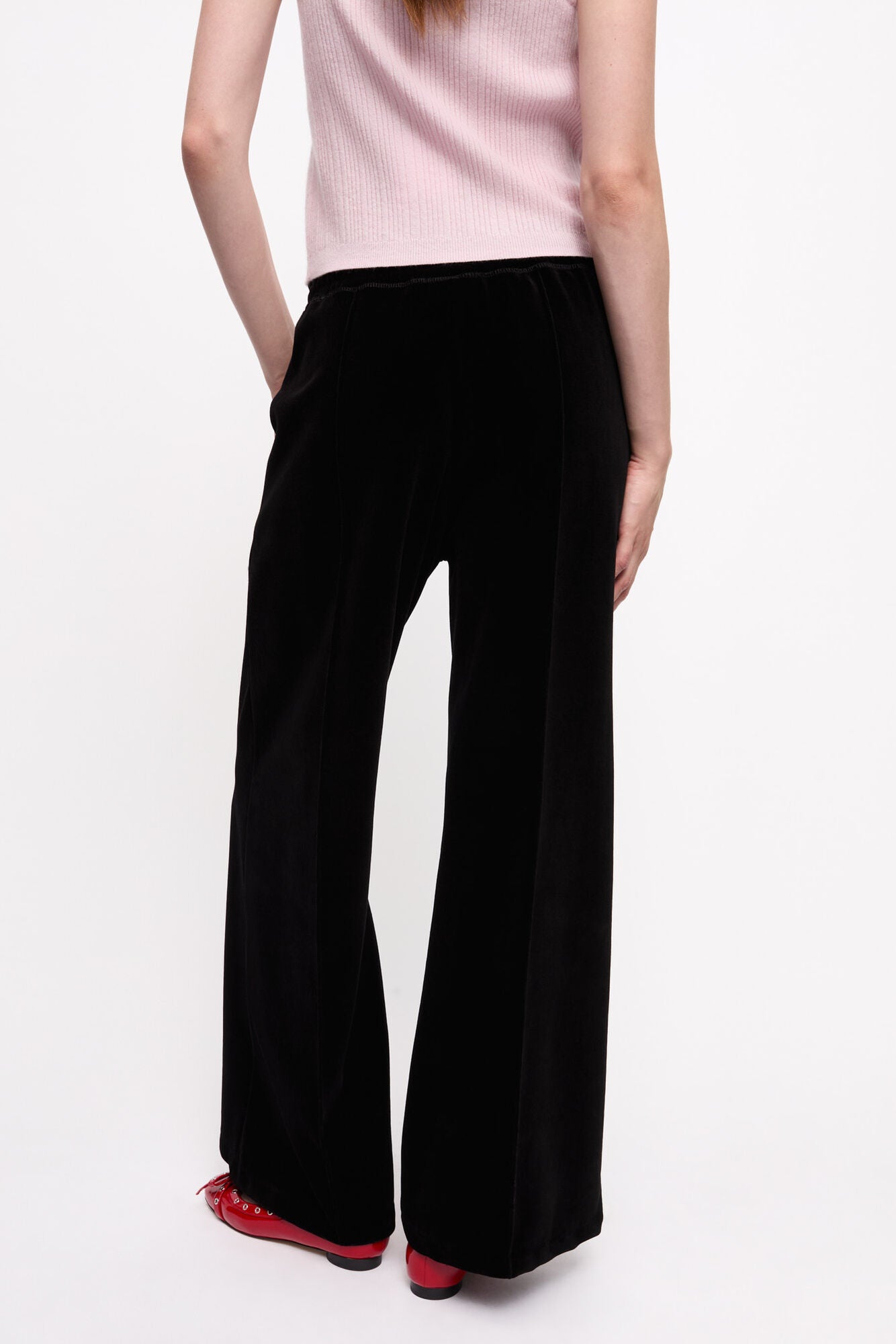 GANNI Online Heavy Velour Pants