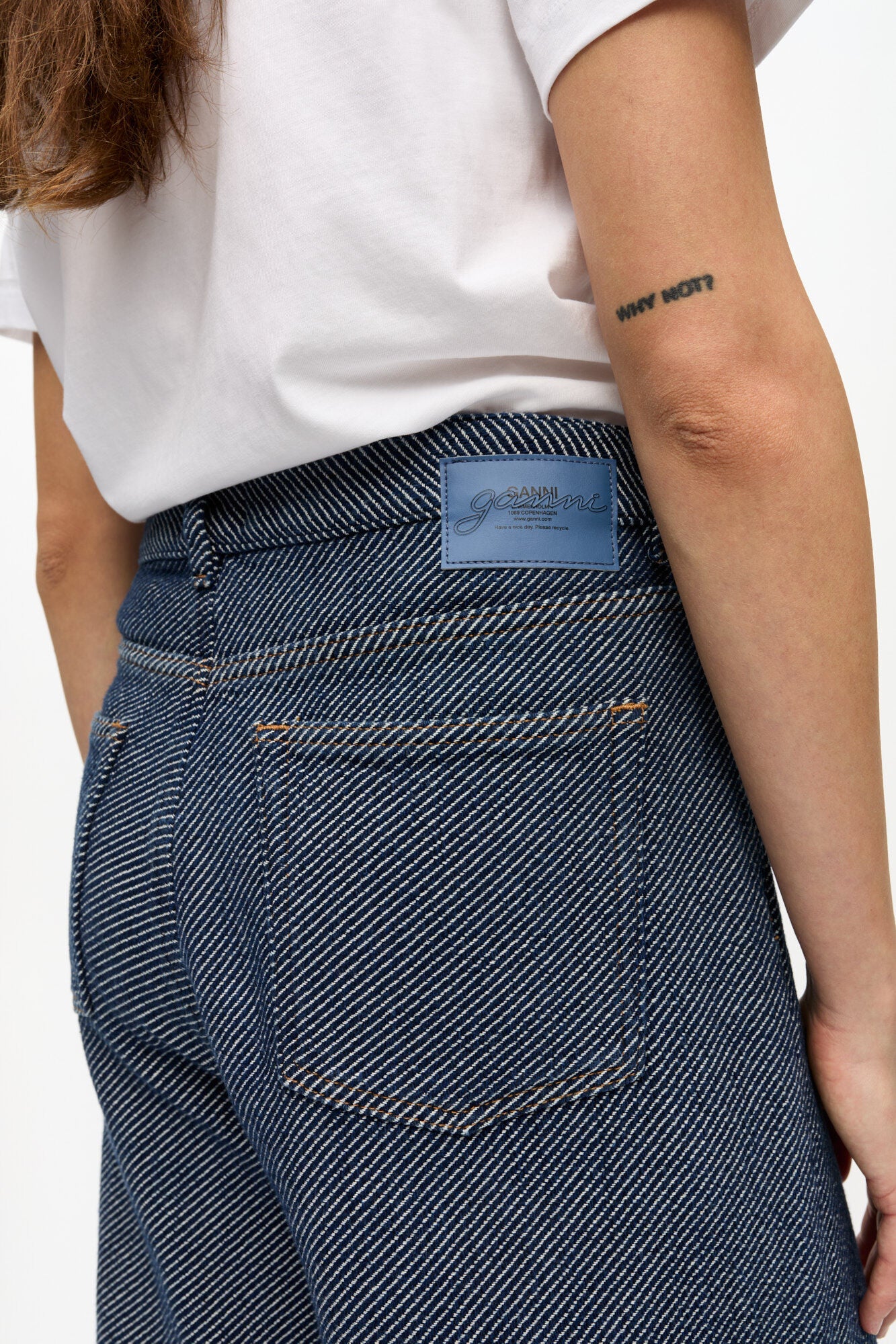 GANNI For Sale Blue Twill Marri Jeans