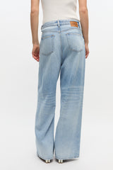 GANNI Hot Sale Baggy Wide Jeans in Light Blue Denim