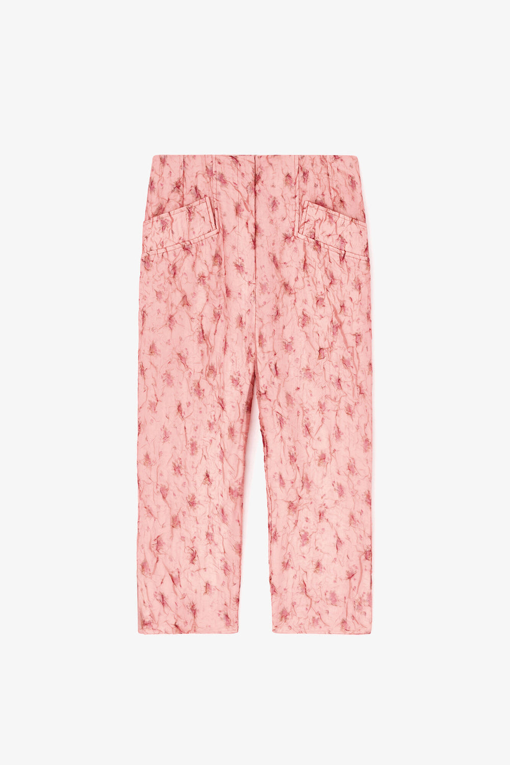 GANNI Online Capri Pants in Shibori Organza