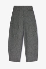 GANNI Outlet Trousers in Grey Suiting