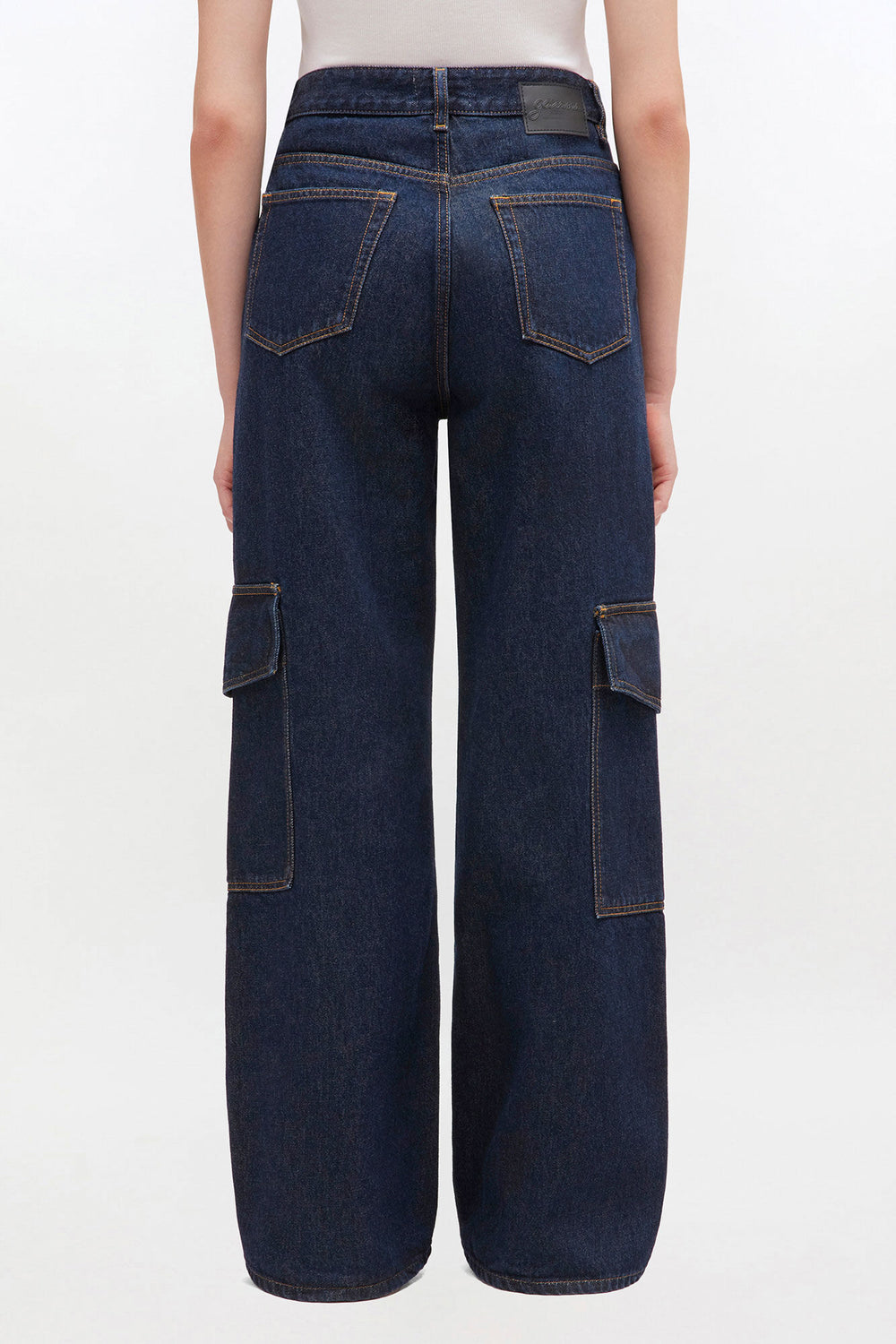 GANNI Hot Sale Angi Jeans in Dark Rinse Denim