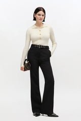 GANNI us Black Belted Pants