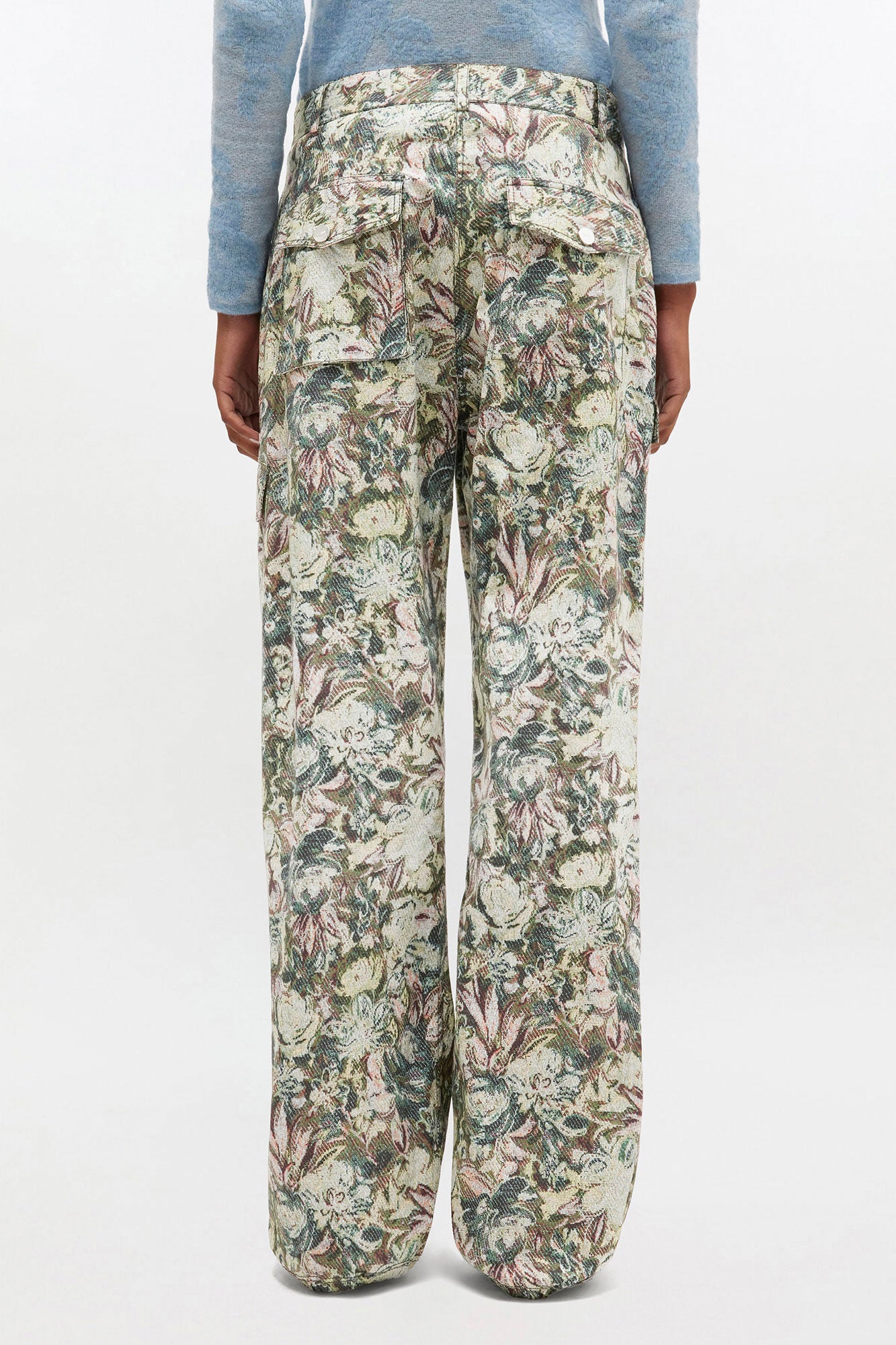 GANNI Discount Tapestry Twill Pants