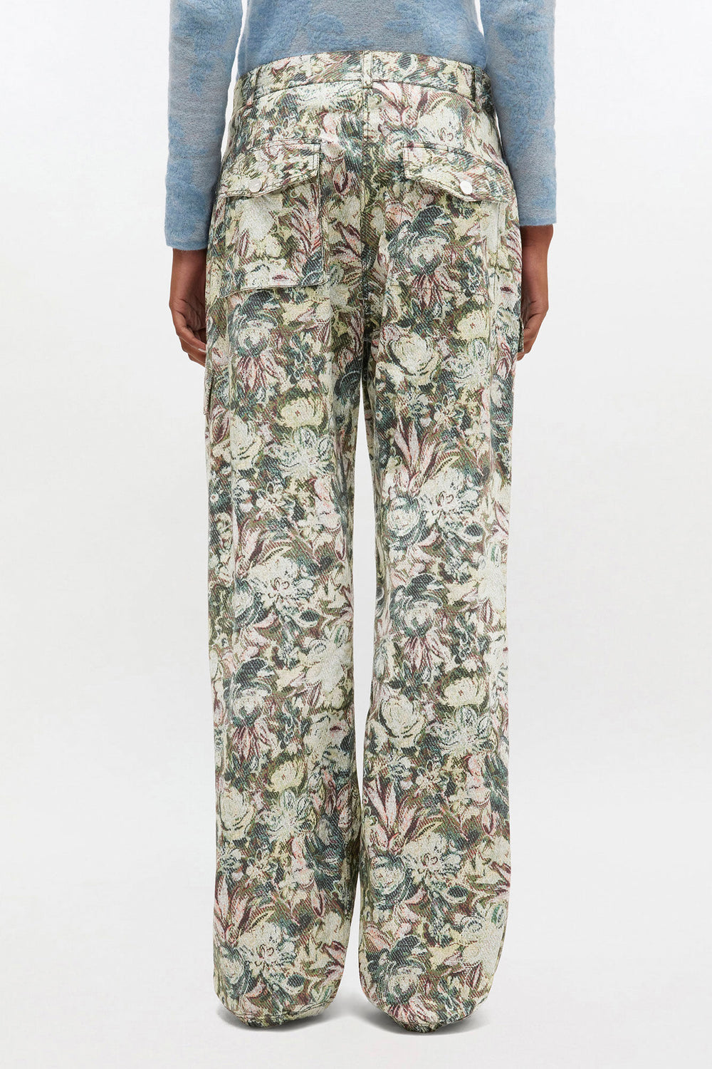 GANNI Discount Tapestry Twill Pants